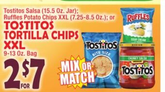 Bravo Supermarkets Tostitos tortilla chips xxl offer