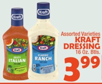 Bravo Supermarkets Kraft dressing offer