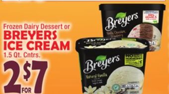 Bravo Supermarkets Breyers ice cream offer