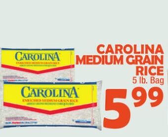 Bravo Supermarkets Carolina medium grain rice offer