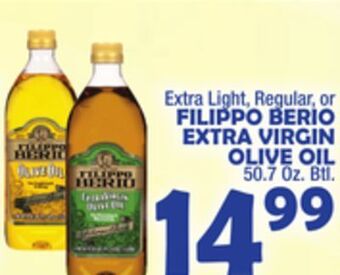 Bravo Supermarkets Filippo berio extra virgin olive oil offer