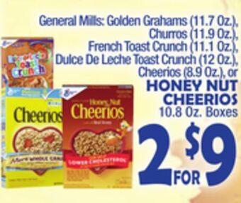 Bravo Supermarkets Honey nut cheerios offer