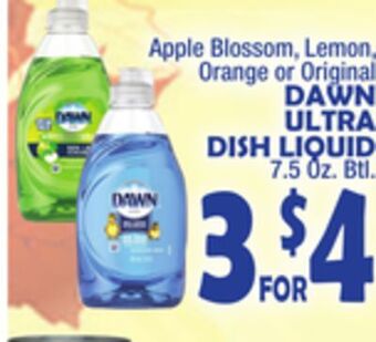 Bravo Supermarkets Dawn ultra dish liquid offer