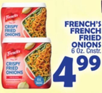 Bravo Supermarkets French's french fried onions offer