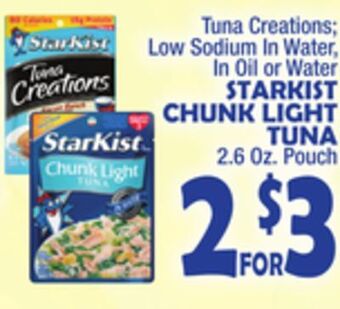 Bravo Supermarkets Starkist chunk light tuna offer
