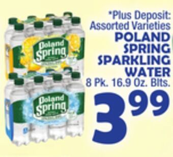 Bravo Supermarkets Poland spring sparkling water offer