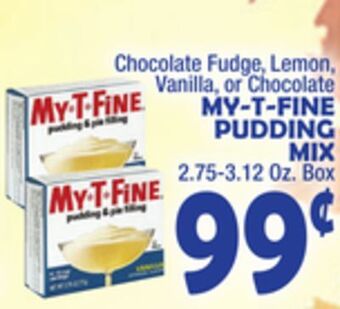 Bravo Supermarkets My-t-fine pudding mix offer