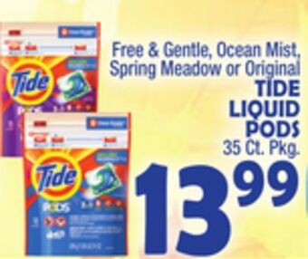 Bravo Supermarkets Tide liquid pods offer
