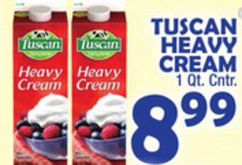 Bravo Supermarkets Tuscan heavy cream offer