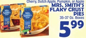 Bravo Supermarkets Mrs. smith's flaky crust pies offer