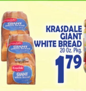Bravo Supermarkets Krasdale giant white bread offer