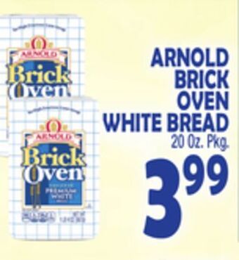 Bravo Supermarkets Arnold brick oven white bread offer