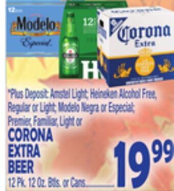 Bravo Supermarkets Corona extra beer offer