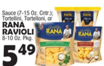 Bravo Supermarkets Rana ravioli ravioli, 8-10 oz. pkg. offer