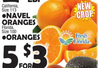 Bravo Supermarkets Navel oranges, oranges offer