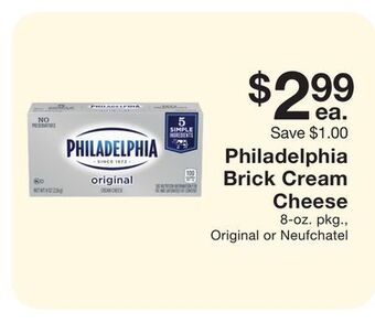 Fairway Store Market Philadelphia brick cream cheese offer