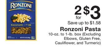 Fairway Store Market Ronzoni pasta offer