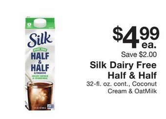 Fairway Store Market Silk dairy free half & half offer