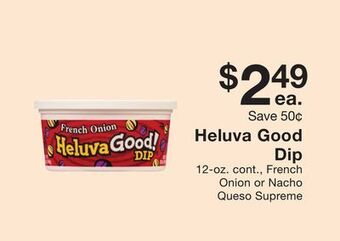 Fairway Store Market Heluva good dip offer