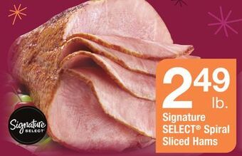 ACME Signature select® spiral sliced hams offer