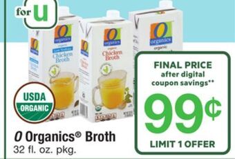 ACME O organics® broth offer