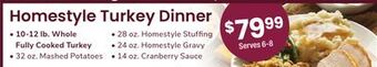 ACME Homestyle turkey dinner offer