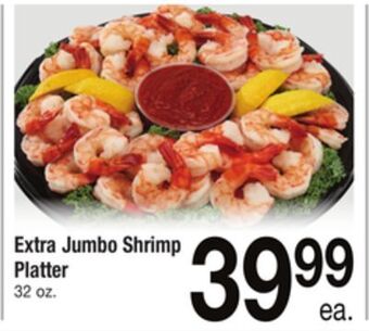 ACME Extra jumbo shrimp platter offer