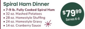 ACME Spiral ham dinner offer