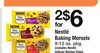 ACME Nestlé baking morsels offer