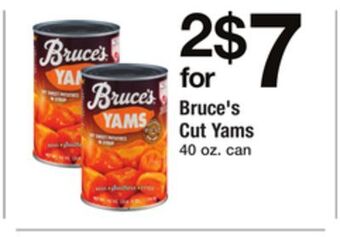 ACME Bruce's cut yams offer