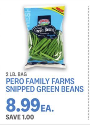 Kings Food Markets Pero family farms snipped green beans offer