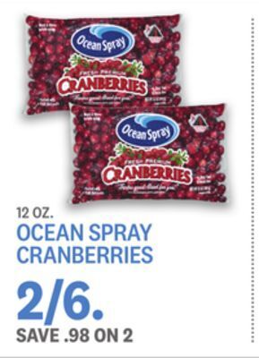 Kings Food Markets Ocean spray cranberries offer
