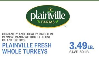 Kings Food Markets Plainville fresh whole turkeys offer