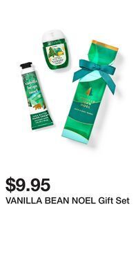 Bath & Body Works Vanilla bean noel gift set offer