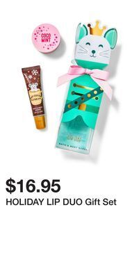Bath & Body Works Holiday lip duo gift set offer