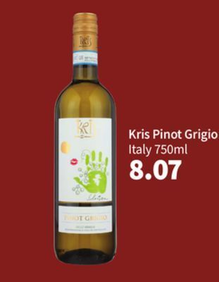 Total Wine Kris pinot grigio offer