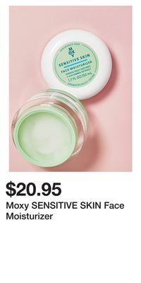 Bath & Body Works Moxy sensitive skin face moisturizer offer