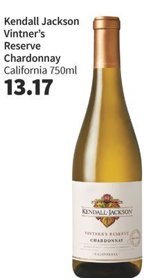 Total Wine Kendall jackson vintner's reserve chardonnay offer