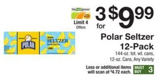 The Fresh Grocer Seltzer 12-pack offer