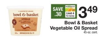 The Fresh Grocer Vegetable oil spread offer