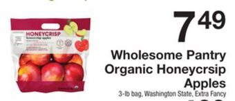 The Fresh Grocer Organic honeycrsip apples offer