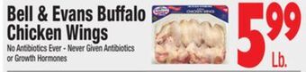 King Kullen Bell & evans buffalo chicken wings offer