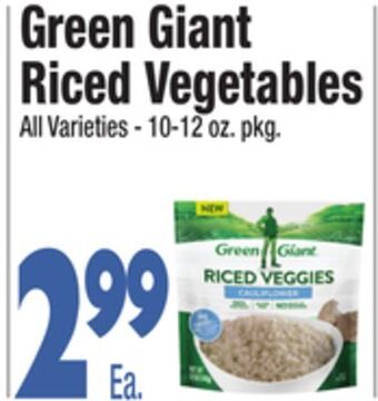 King Kullen Green giant riced vegetables offer