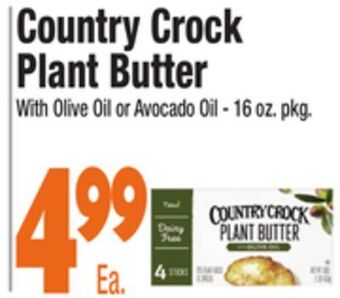 King Kullen Country crock plant butter offer