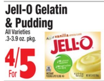 King Kullen Jell-o gelatin & pudding offer