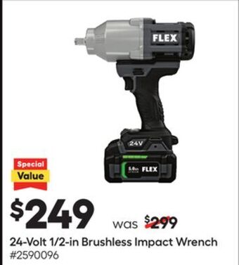 Lowe's 24-volt 1/2-in brushless impact wrench offer