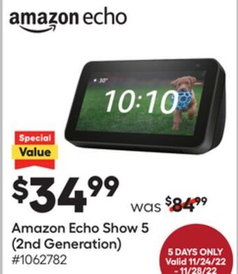 Lowe's Amazon echo show 5 offer