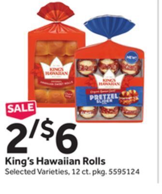 Stop&Shop King's hawaiian rolls offer
