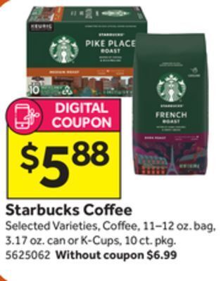 Stop&Shop Starbucks coffee offer