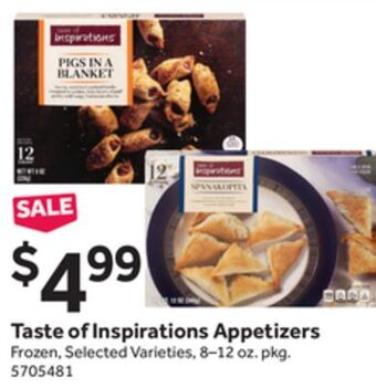 Stop&Shop Taste of inspirations appetizers offer